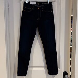 7 For All Mankind Women's Kimmie Crop Skinny Jeans